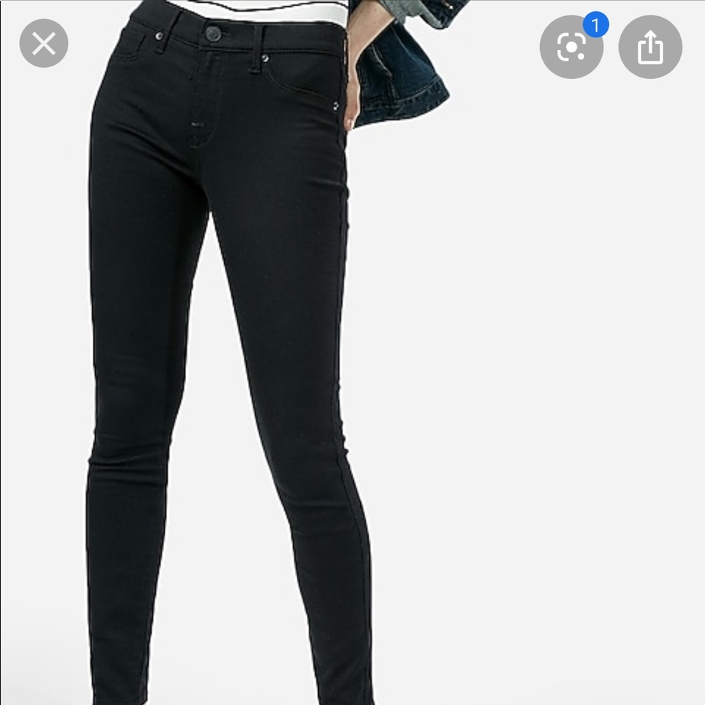 Express used black jeans